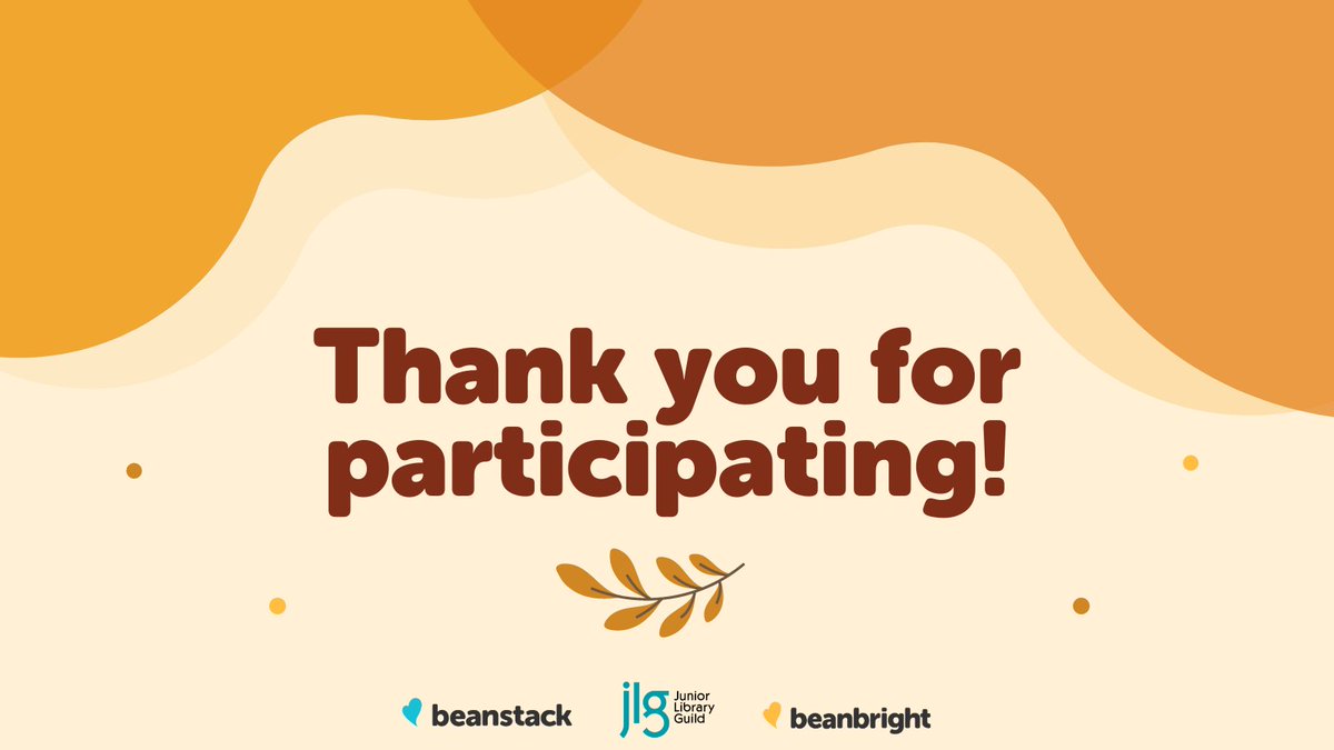 beanstackapp's tweet photo. That's a wrap! A huge THANK YOU to everyone who participated in our #FallintoReadingChallenge with @JrLibraryGuild. You all made reading fall-worthy! 🍁Stay tuned for when we announce the challenge winners. #keepreading https://t.co/O07BN48nTO