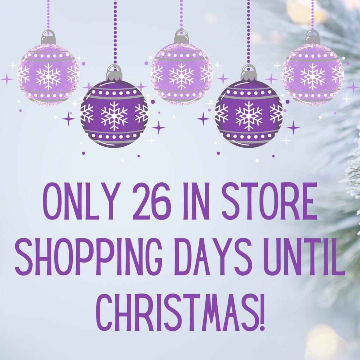 With lockdown looming &amp; only 26 in store shopping days until Christmas, beat the December rush and visit us before Thursday! We’re open Sunday 11am - 5pm, Monday - Wednesday 10am - 5pm. Lots of goodies in store! Look out for a video tomorrow filled with ideas!