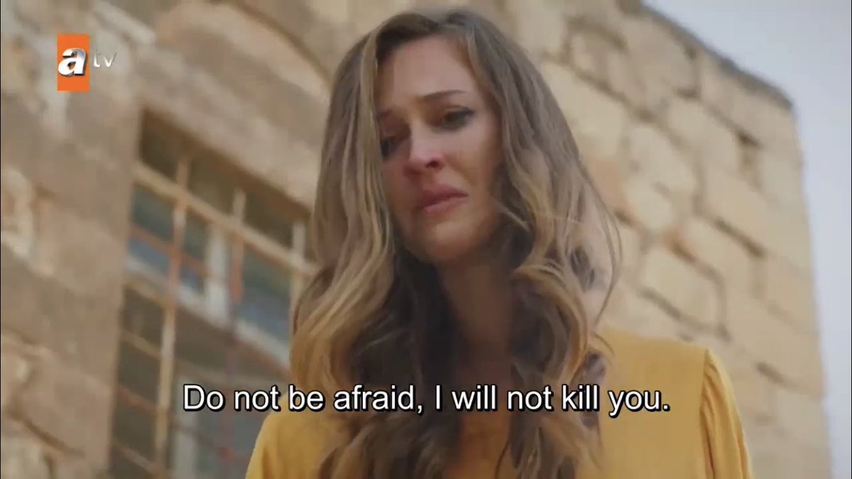 as if miran’s not gonna run as far away as possible from her as soon as he reaches the other side  #Hercai