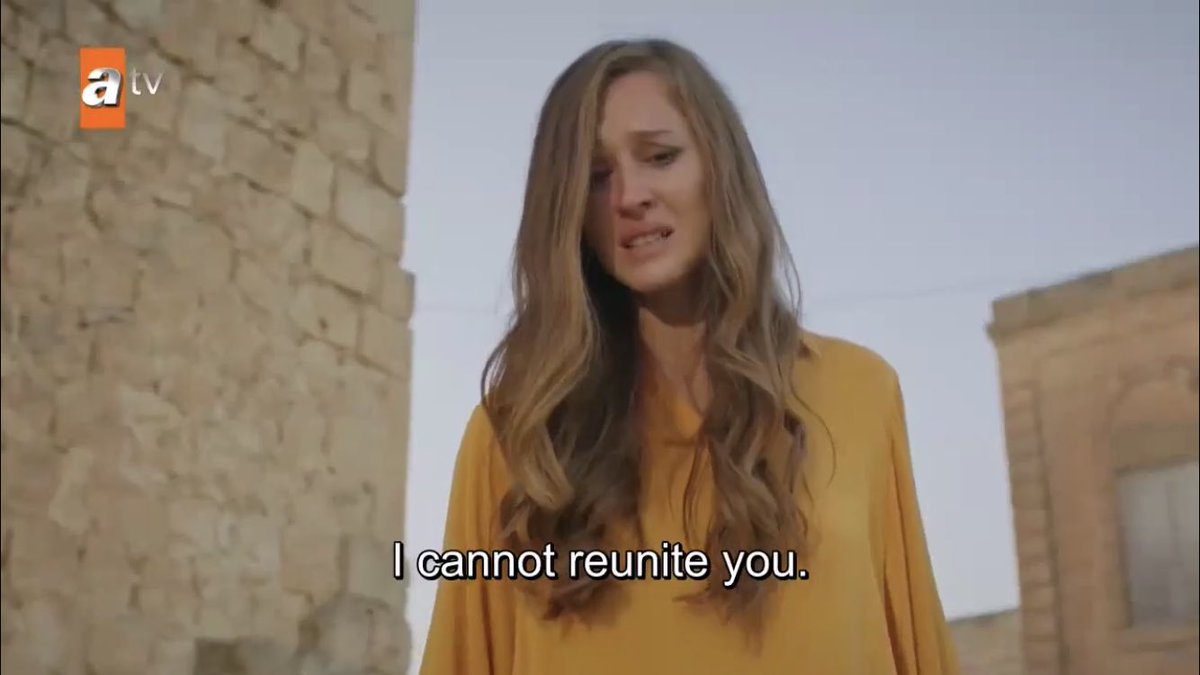 as if miran’s not gonna run as far away as possible from her as soon as he reaches the other side  #Hercai