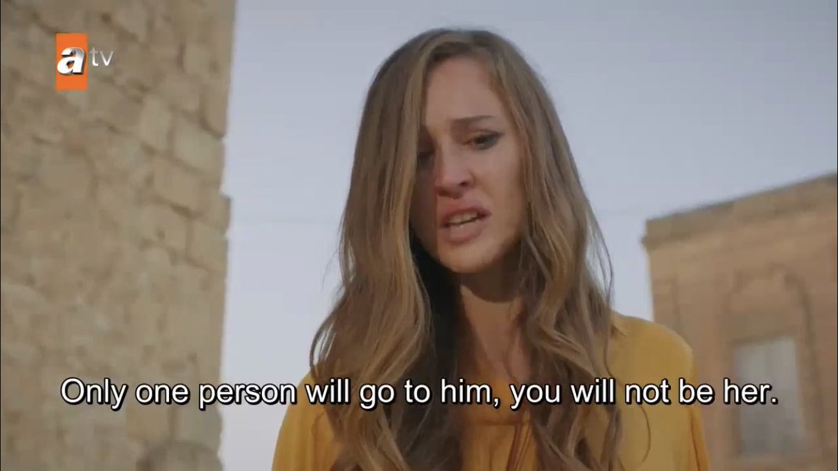 as if miran’s not gonna run as far away as possible from her as soon as he reaches the other side  #Hercai