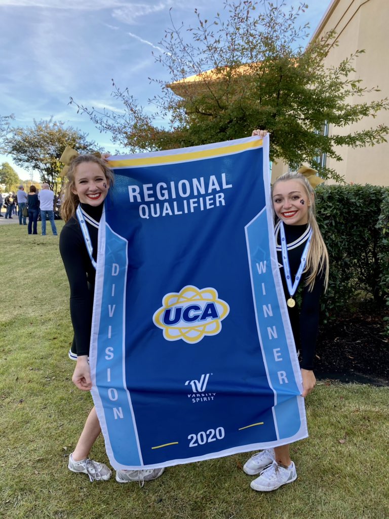 NWRCheer's tweet photo. Mid-South Regional CHAMPS 🏆#jawsupclawsout #relentless #GoCougars https://t.co/fpdPgEovhE