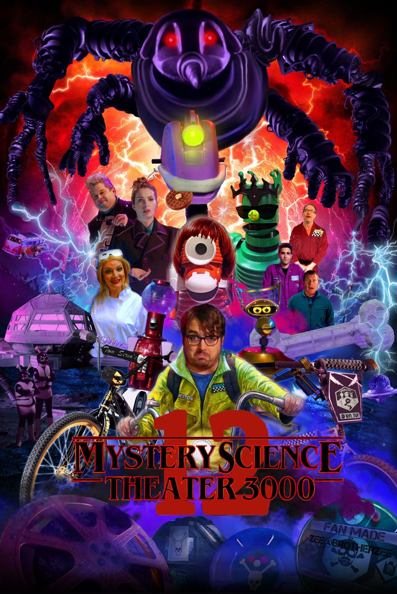 brotherzee's tweet photo. #MST3k #StrangerThings #Netflix #MSTween https://t.co/yMJcufQhkH
