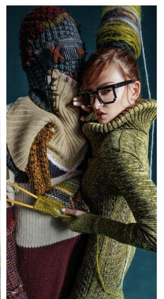 #HappyHalloween 👻👽 !!!  Since most of us will be staying in this year, we thought we’d share A Possible #Knit #Project Knit with you <a href="/beautymarkblbm/">Byron Lars</a>