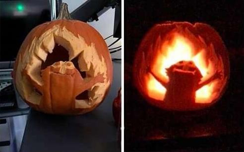 SmallWooloo's tweet image. La calabaza de Halloween perfecta no exis...