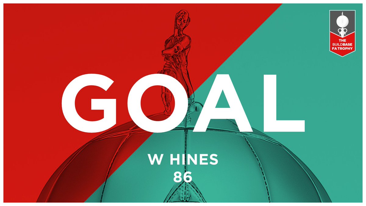 86" #BUFC 1-0 AFC 

HINES HAS SCORED!!! A FIRST SENIOR GOAL FOR THE 16 YEAR OLD!!! 

WHAT A MOMENT!!! 

#BUFCLive #BuildbaseFATrophy