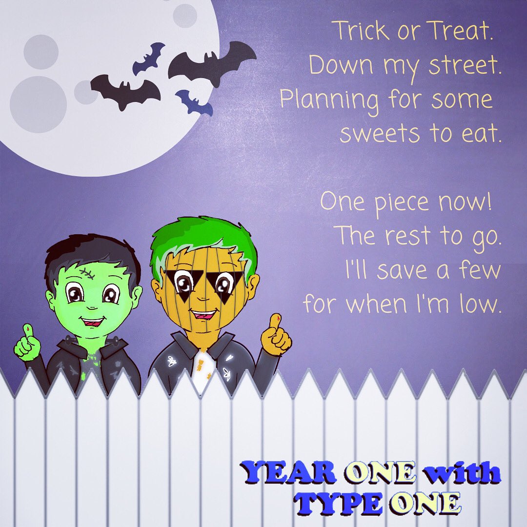 YearOneTypeOne's tweet image. Happy Halloween!