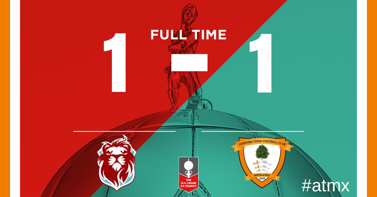 ashfordtownmx's tweet photo. FULL TIME
Time for penalties #HASASH #atmx https://t.co/nFACo9n1ds