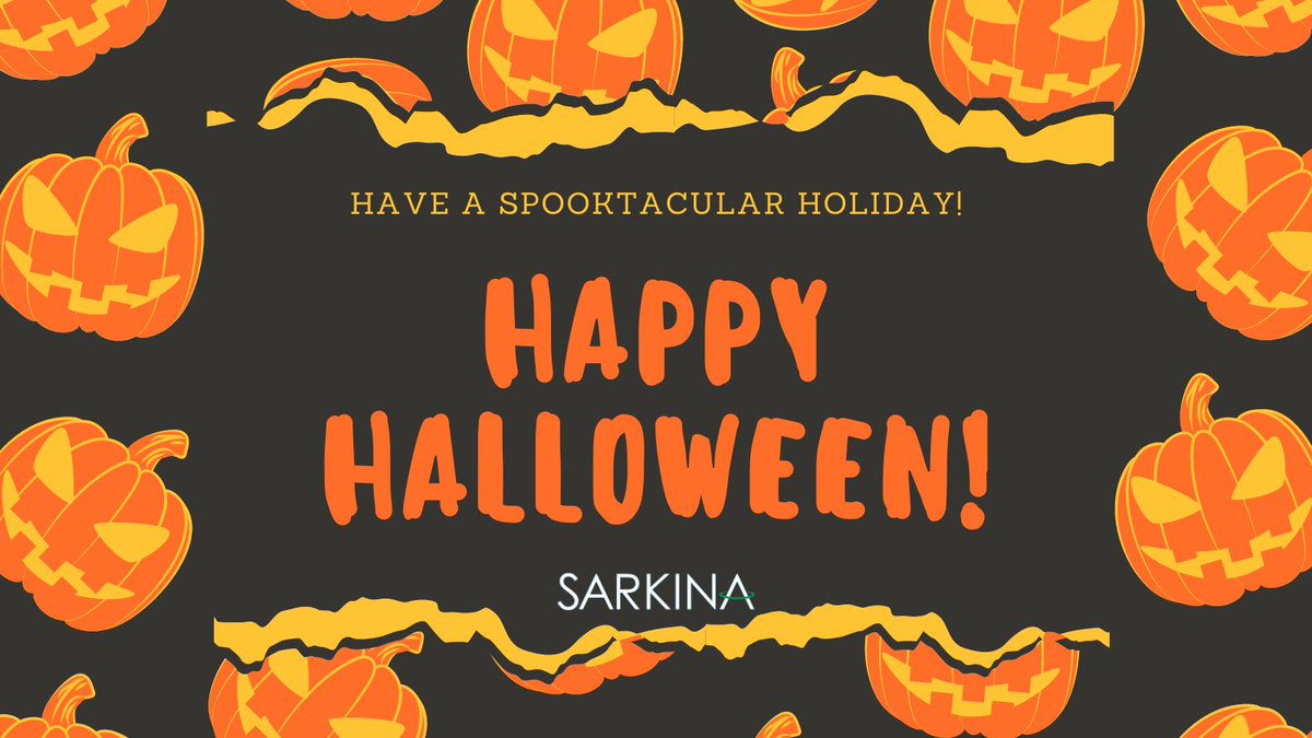We hope you have a spooktacular Halloween weekend!