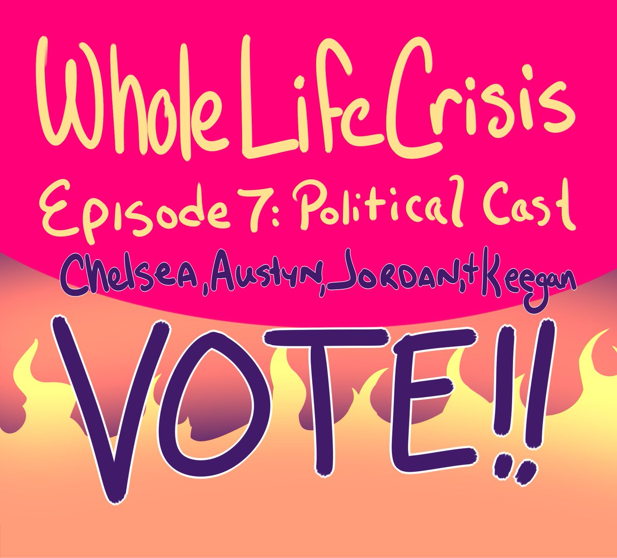 WholeLifePod's tweet photo. A SECOND EPISODE!! This is for our listeners and friends who need help convincing others why you need to vote. If this is something that interests you, go ahead and check it out and if you need, share it with nonvoting friends💛
https://t.co/64WZYB452k
#VoteBlueToEndTheNightmare https://t.co/XOcSTnZZMb