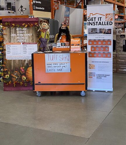 Denia is ready to drive Tuff Sheds at 0482! <a href="/ChadKrausTHD/">Chad Kraus</a> @KennyRedigerTHD <a href="/NagyAndrew/">Andrew Nagy</a> #PMDWinsWithServices