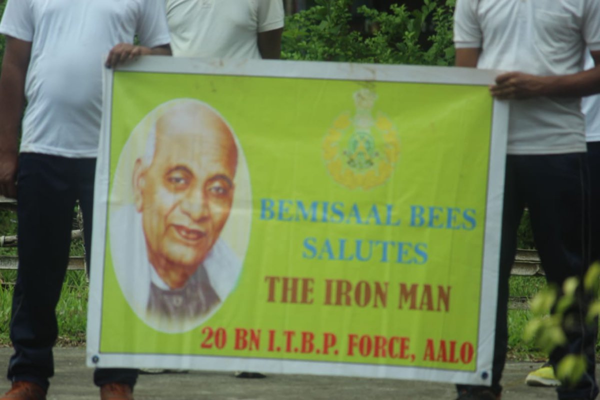 ITBP_official's tweet image. Unity pledge administered at 20th Battalion ITBP, Aalo, Arunachal Pradesh

#Himveers
#NationalUnityDay2020