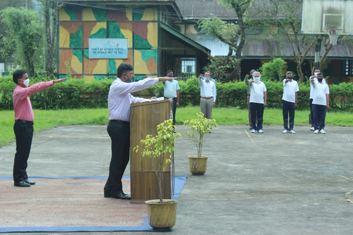 ITBP_official's tweet image. Unity pledge administered at 20th Battalion ITBP, Aalo, Arunachal Pradesh

#Himveers
#NationalUnityDay2020