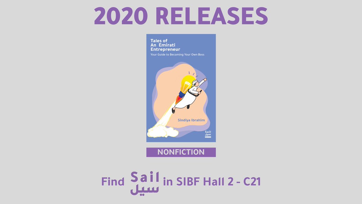 SailPublishing's tweet photo. Sharjah International Book Fair 2020 releases 📚📚
Check out @Sindiyay's book: Tales of An Emirati Entrepreneur.
Pre-order now on: https://t.co/Ub68Px8DdL https://t.co/og6ntXjHc9