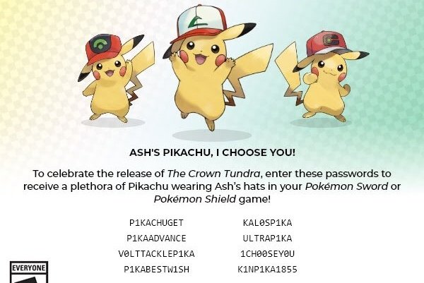 Get Ash's Pikachu Wearing Ash's Caps in Pokémon Sword or Pokémon Shield