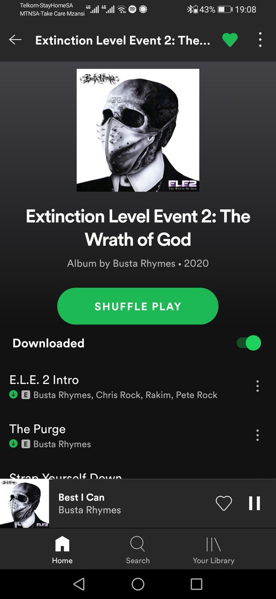 Paxkle's tweet image. This new Busta Rhymes🔥🔥beat selection. Concept. Delivery. #ExtinctionLevelEvent2