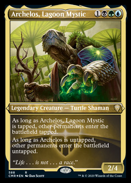 Overall, I am pretty disappointed with this one. I know we haven't seen every 3 color legend yet, but out of the ones we have seen, Gnostro fall into the "Do one thing for each color in its combination" as opposed to a cohesive or interesting effect.
