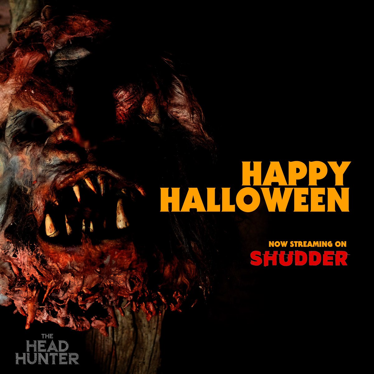 Happy Halloween from The Head Hunter! Who’s taking a trip back to medieval times for a ghoulish good time? Stream what Bloody-Disgusting calls an “indie marvel that makes you fall in love with the horror genre all over again” on <a href="/Shudder/">Shudder</a> today! 🎃🎃🎃