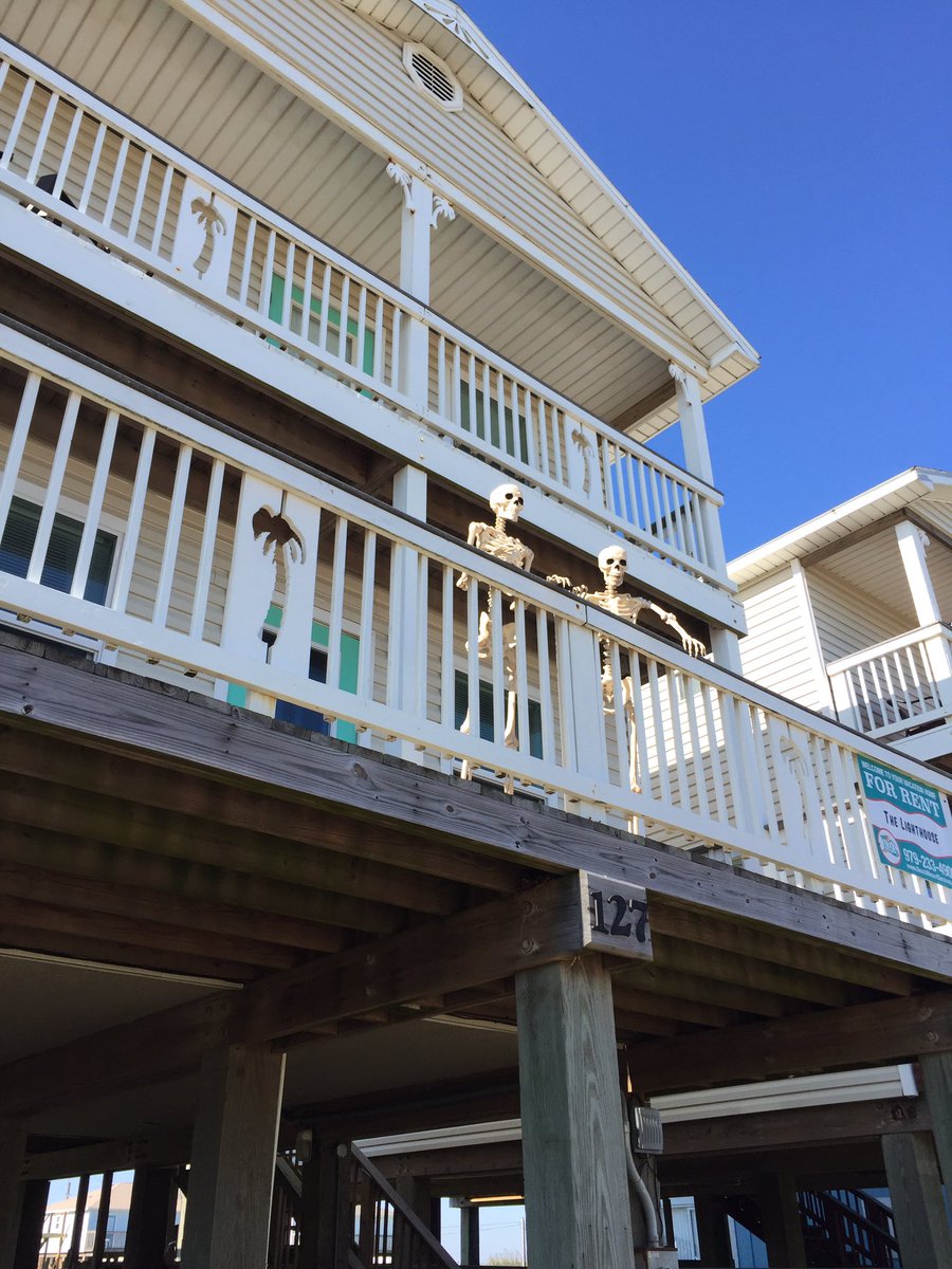 SavSingleton55's tweet photo. Happy Halloween from the guys as they enjoy a beautiful sunny day at Surfside Beach, TX. #Halloween #TXBeach https://t.co/DDshMoTj5J