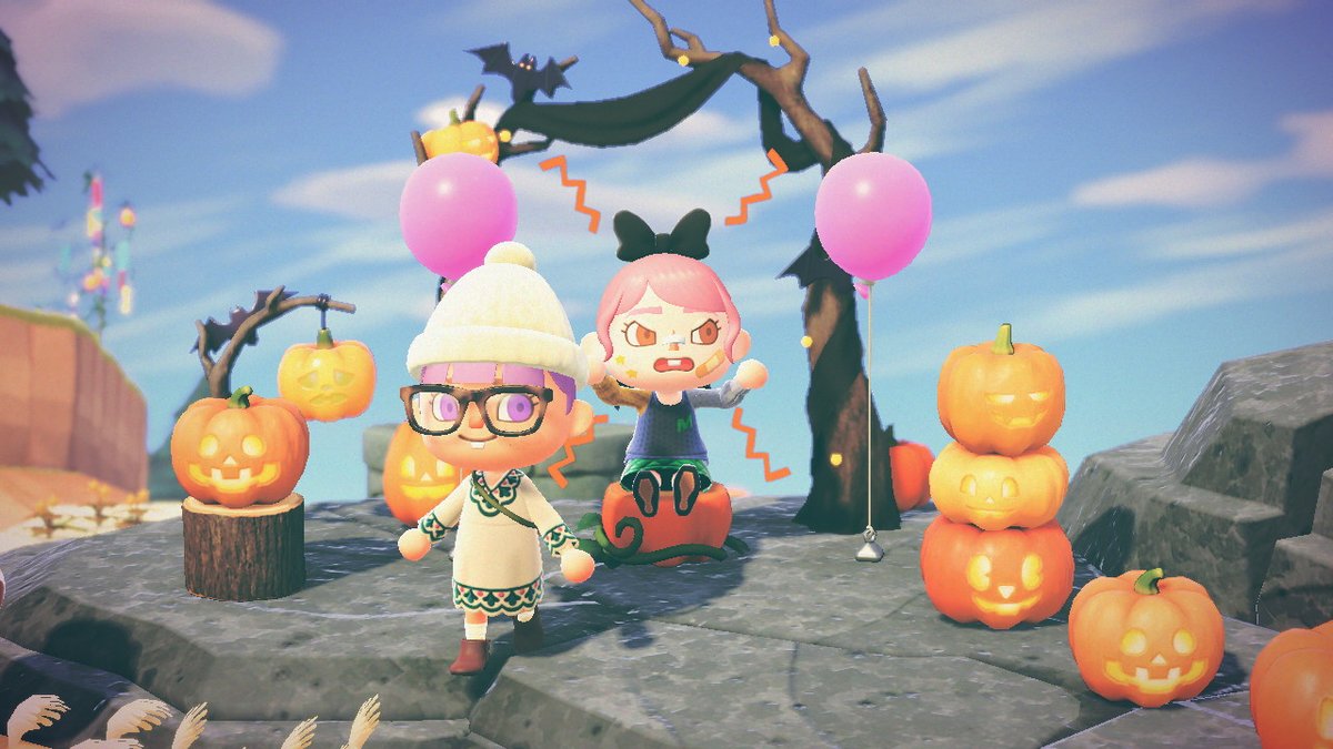asundercrossing's tweet photo. spooky halloween #AnimalCrossing #ACNH #NintendoSwitch https://t.co/JFIdciLAog