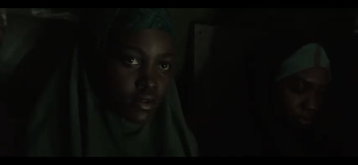Pt.1: I love the film  #BlackPanther, but I just noticed that even this film misrepresent Muslims! One of the first scenes, we see a gang kidnapping a group of woman where all of them wear the Hijab . @cfuchstv  #373f20