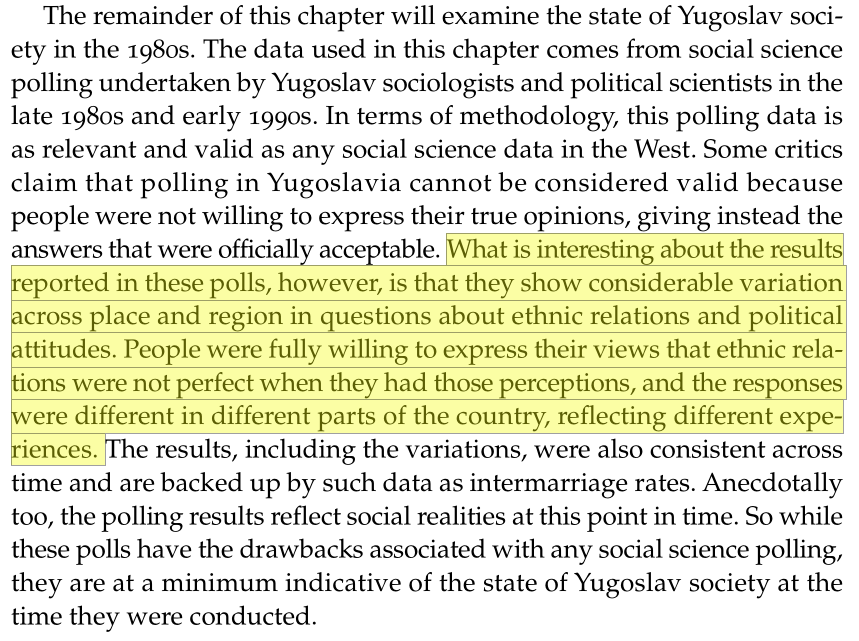 and by cynical Yugoslav political elites, eager to paint all Croats as ustaše and all Serbs as četnici. (Gagnon 2004)