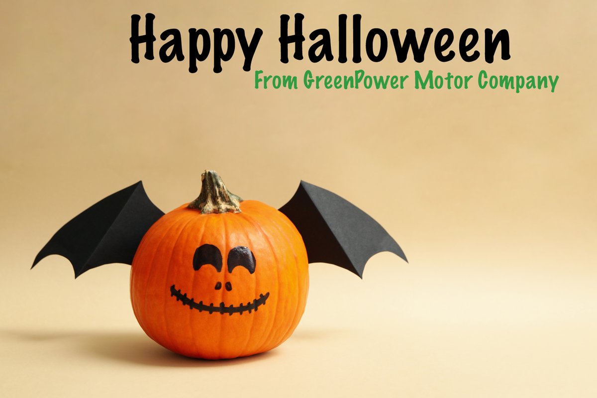 Happy Halloween! 🎃👻   

#halloween #happyhalloween #spooky #GP #GreenPower #GreenPowerMotor #electricvehilce #EV #EvStar #ecotips #greentips #globalwarming #zerowaste #lifestyle #earthday #enviornmentallyfriendly #bethechange #thinkgreen #batteryelectric #electricbus