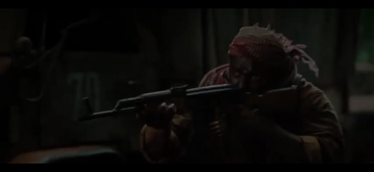 Pr. 2: And the kidnappers wear the traditional Arab scarf, that our farmer fathers used to wear for example, (like the one me & the lion on my hoodie are wearing)! Shouting “Wallahi I’ll shoot her” which means “I swear” in Arabic!  @cfuchstv  #373f20