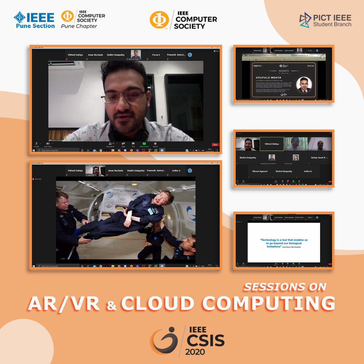 CsisIeee's tweet photo. We're elated to share with you a few glimpses of Day 1 of IEEE Computer Society India Symposium 2020.We thank all our guests of honour, honourable speakers and participants to make the the first day such a huge success. We hope to see you back for Day 2 on 1 November 2020.

#csis https://t.co/kWewuKHaGe