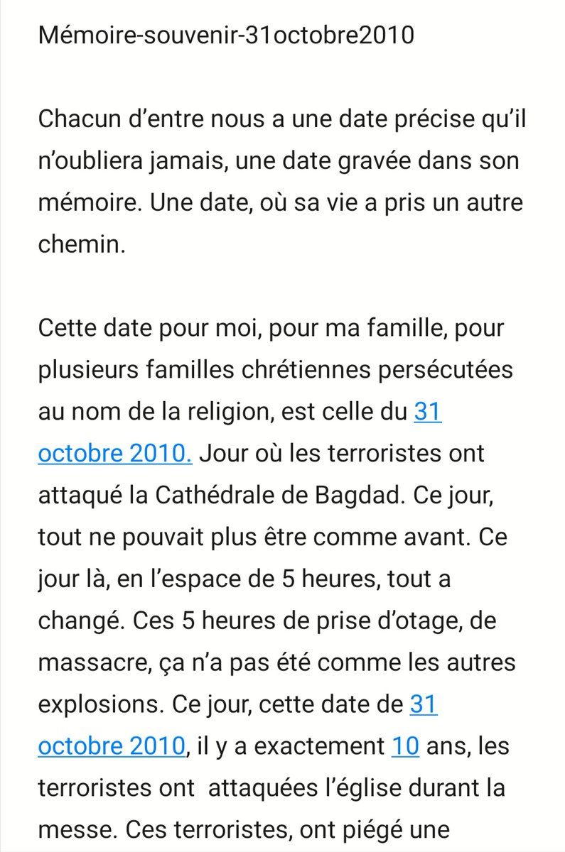 hindalfa95's tweet photo. Aujourd'hui, pour la première fois je partage un peu de mon histoire en public🙏❤️
#31octobre2010 #10ans #mémoire #souvenir #église #bagdad #Irak #martyre #blessé #foi #espoir #esperence #force ❤️ https://t.co/8qZm6zBvJi