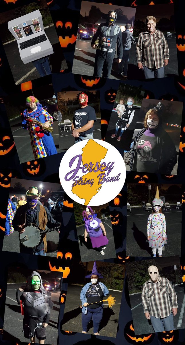 Happy Halloween from us, Jersey String Band! #JerseyStringBand #halloween #gimmeallthecandy #trickortreat