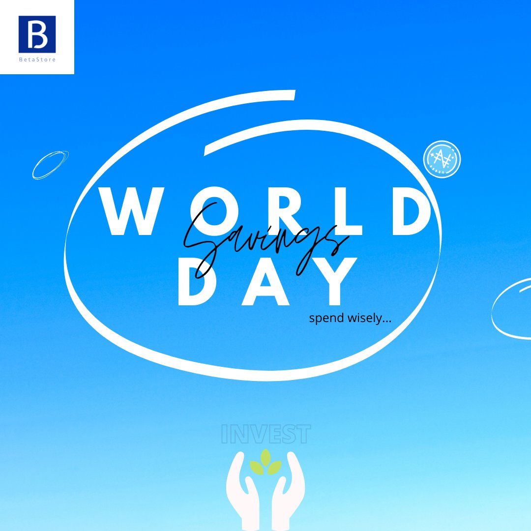 Money is energy. It can be spent or conserved. Today, is the celebration of the healthy habit of saving, let us make it a point of duty to prudently conserve funds and spend where and when necessary. Spend wisely and invest smartly. #BetaStoreForBetaLife #B2B #Startup #Lagos