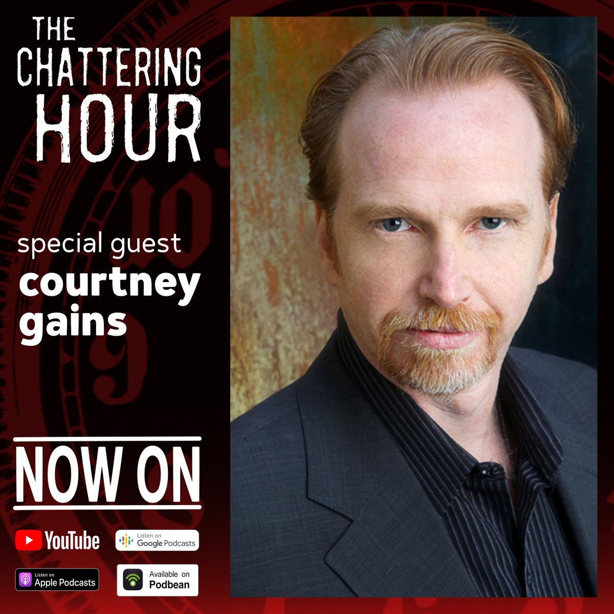 Everyone make sure to watch the #CourtneyGains episode of #TheChatteringHour out NOW on the #ChrisRoeManagement YouTube Channel! bit.ly/3bQd2eb 🎃 #Hellraiser #Nightbreed #ChildrenOfTheCorn #Halloween #StephenKing #HalloweenSeries  #NicholasVince #TeaTimeProductions