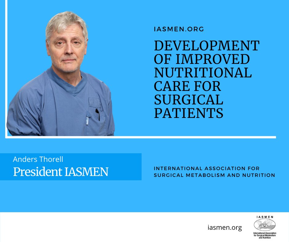 IASMEN_org's tweet photo. ๐ฉWelcome to IASMEN, a global Society devoted to the development of improved nutritional care for surgical patients in all operating specialties โก๏ธ #IASMENSurgery!
visit us @ โถ๏ธ https://t.co/4rKWTHhle3
#SoMe4surgery #Surgery #surgeons #IlooklikeASurgeon #esophagealsurgery https://t.co/S6EurUayQf