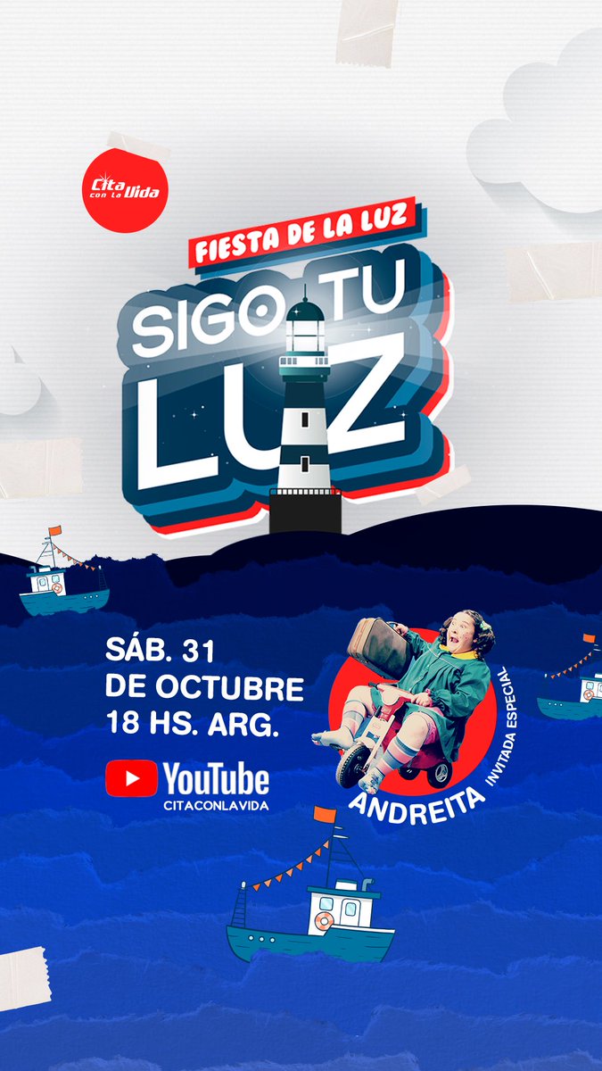 #CitaEnCasa Fiesta De La Luz Sábado 31 Octubre comienza a las 18hs  youtu.be/ejPuwp-2Rd4 vía <a href="/YouTube/">YouTube</a>