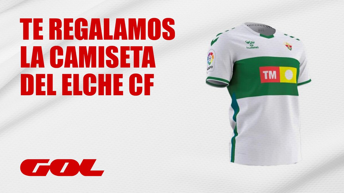 🎁 REGALO 🎁

💚 ¿Quieres ganar la camiseta oficial del <a href="/elchecf/">Elche Club de Fútbol</a>?

📝 Requisitos:

❤️ Sigue a <a href="/Gol/">GOL</a>

🔁 Haz RT

📲 Deja un comentario del Real Betis - Elche con el hashtag #BetisElcheEnGol

🏆 Un ganador

⏰ 13:30 | Previa
⏰ 14:00 | <a href="/RealBetis/">Real Betis Balompié 🌴💚</a> 🆚 <a href="/elchecf/">Elche Club de Fútbol</a>