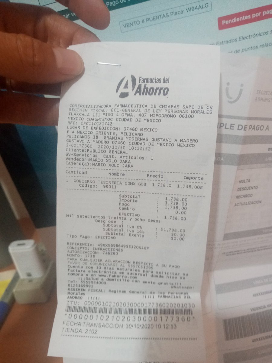 paletonmortal's tweet photo. Estimada sr @Claudiashein y @secretaria @Finanzas_CDMX hoy es el último día para verificar y por un error de su página no puedo hacerlo, se duplicó una infracción que ya pagué sin estar seguro de haberla cometido, la cuestión es que nadie me resuelve. Habrá prorroga ? https://t.co/LccDxxSvFb