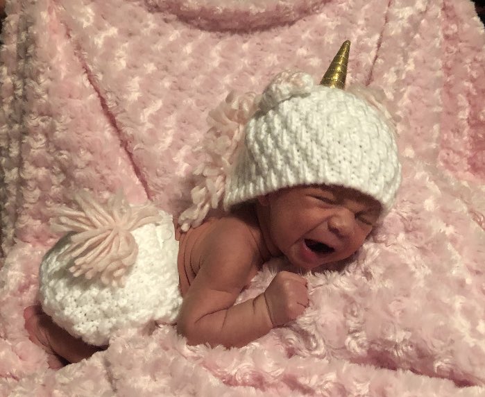 RyleeSoltis's tweet photo. My little unicorn Rem was not having it this Halloween season.🦄 ✨ #meLVinsCostumeContest https://t.co/cBFwMzZS5Z