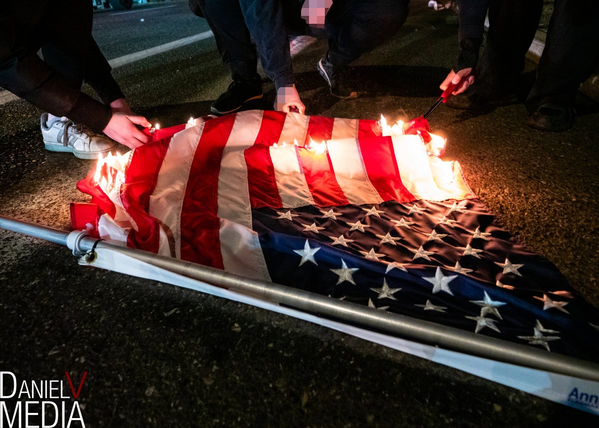 Far-right individuals showed up to protest the vigil and yell at attendees. They drove by yelling at mourners from trucks and waving Trump flags and pepper-sprayed many people including several children.Video coverage will follow in a couple days.2/2