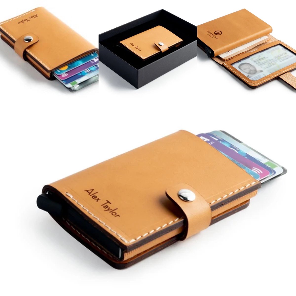 carvedon's tweet photo. The perfect Christmas present - a personalised RFID Wallet handcrafted in Ireland. We can ship direct to the receiver with a gift note just in case you won’t see them before Christmas or they live abroad.  https://t.co/Yz8oNrqfOv https://t.co/s9uFsCLnsE