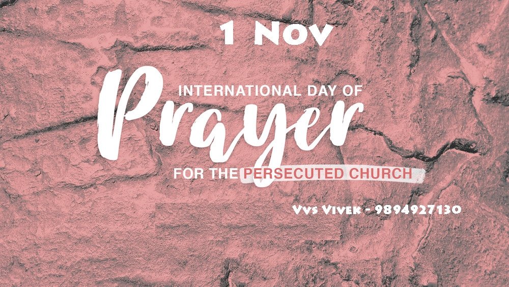 #InternationalDayOfPrayerForThePersecutedChurch