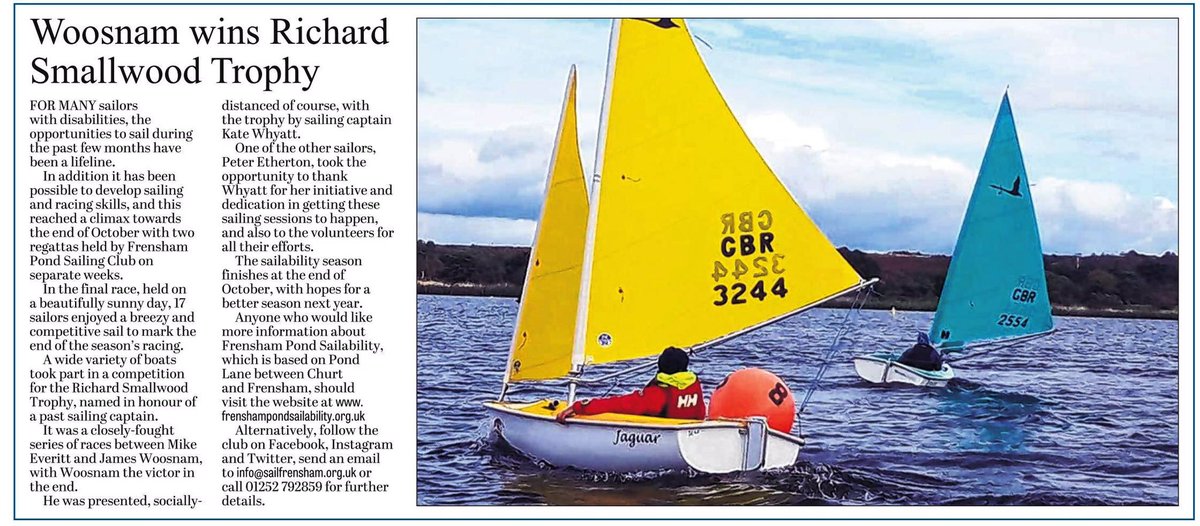 Congratulations James 😊⛵️🏆