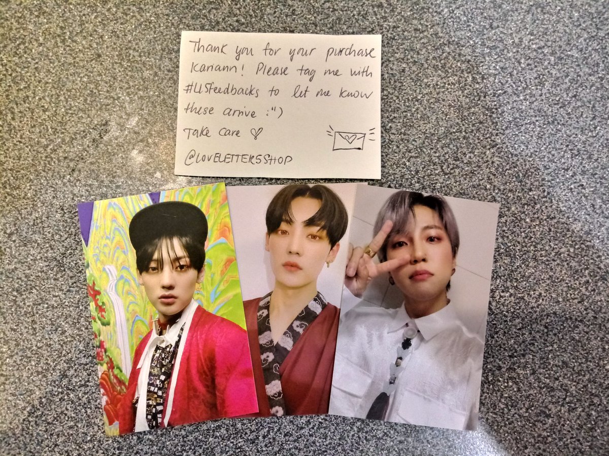 angelpip1710's tweet photo. I'm so happy they all arrived safely!
Thank you so much @LOVELETTER5SHOP ๐
#LL5feedbacks https://t.co/hyKWropW5s