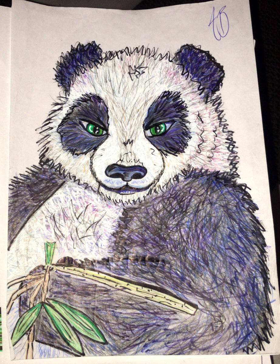 thatguythatdra1's tweet photo. #panda #wwf #inspiration #wildlife #animaldrawings #animals #ArtistOnTwitter #artshare #art #crayola #artist #animallover #nature #animalplanet #savethepandas https://t.co/xQZtTEU8hI