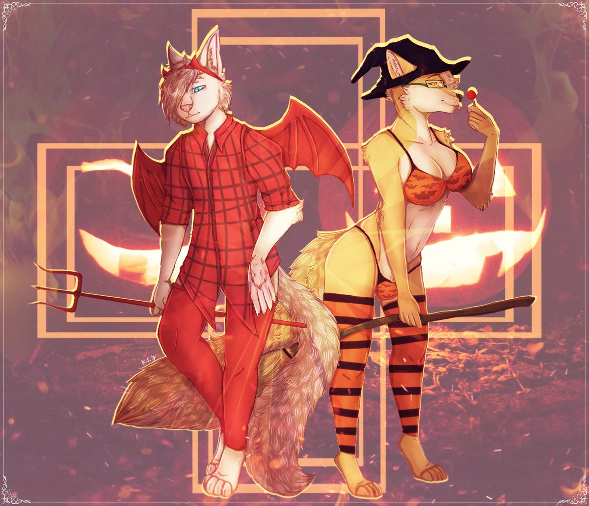 Fluffy_Ivka's tweet photo. Happy Halloween ^^ https://t.co/eN74VmzEc8