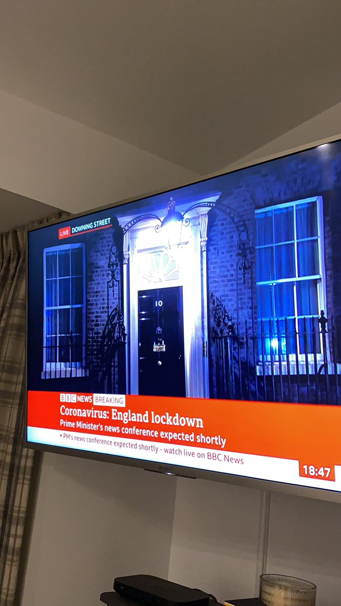 Come on Boris, need you to finish in time for strictly...