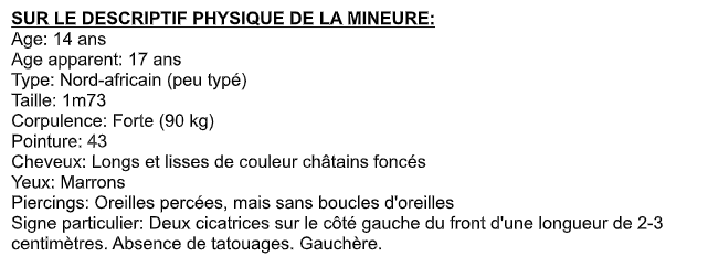 prefpolice's tweet photo. #AppelàTémoins | 🚨 La préfecture de Police sollicite votre concours dans le cadre de la disparition, depuis le 27/10 d'une mineure de 14 ans mesurant 1m73.
👉 Toute personne susceptible d'apporter des éléments peut contacter le commissariat de Choisy-le-Roi (94)
📞01 48 90 15 15 https://t.co/n9Aud2A7wU