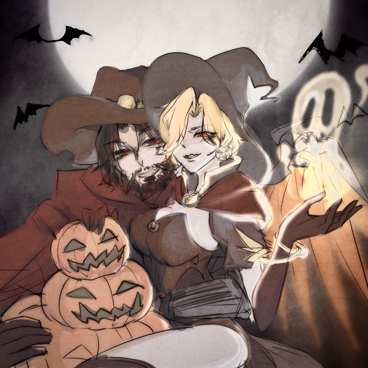 www262626's tweet photo. #overwatch #Macree #mercy #mcmercy #helloween https://t.co/GwfZybhX7y