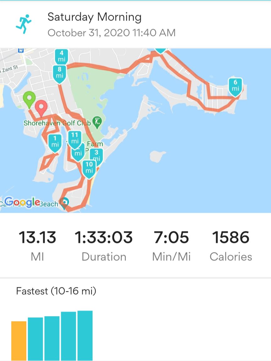 phealy3330's tweet photo. Just finished my last #runsono event. 10K and 5K were not my best but, respectable. The Half was head and shoulders above my last one though! https://t.co/FrqyeHWMQw