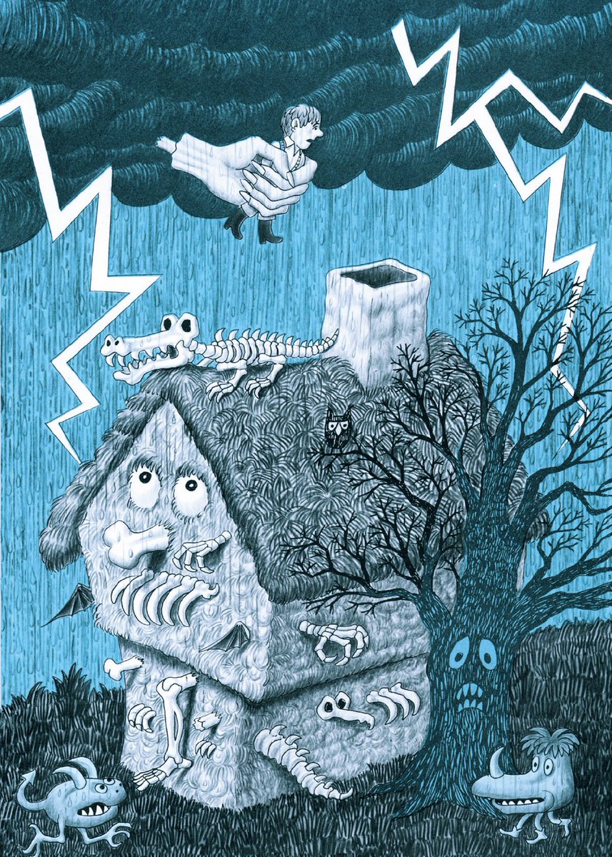 massimocanorro's tweet photo. Ad #Halloween... #ChePauraNonno! Il delizioso volume scritto e illustrato da #JamesFlora approda in Italia grazie a #CliquotEdizioni. Su @Inside_Art: https://t.co/N61TfTzlOR https://t.co/Wa42neZXVS